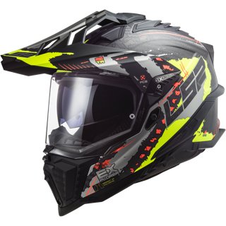 Casque LS2 MX701 Explorer Carbon Frontier Bleu