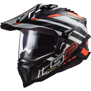 Casque LS2 MX701 Explorer Carbon Frontier Bleu