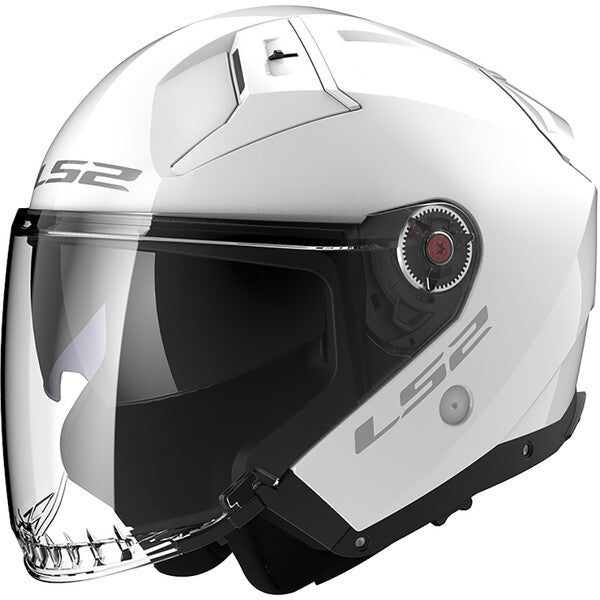 Casque LS2 OF603 Infinity II Solid Blanc