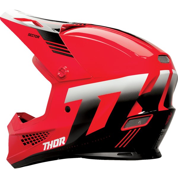 Casque Thor Sector 2 Carve Rouge